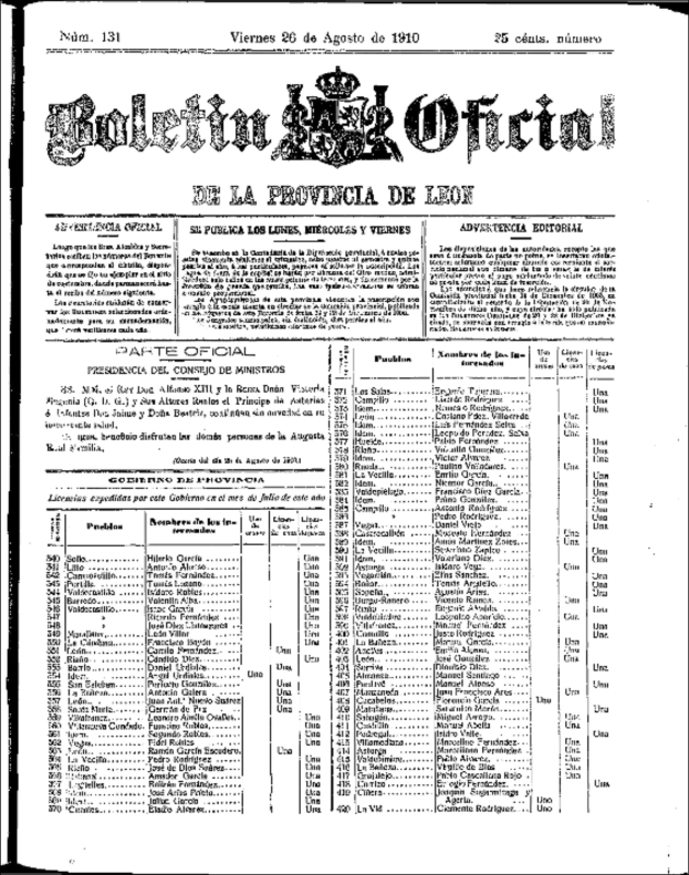 Schwarzes und weißes Foto einer Zeitung mit einer Liste von Elementen, einschließlich Text und einem Logo, das eine Redaktion suggeriert.